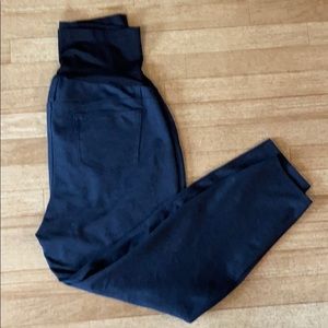 Navy XL maternity dress pants